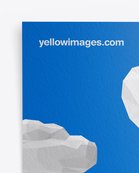 Download Textured A6 Flyer Mockup In Stationery Mockups On Yellow Images Object Mockups Yellowimages Mockups