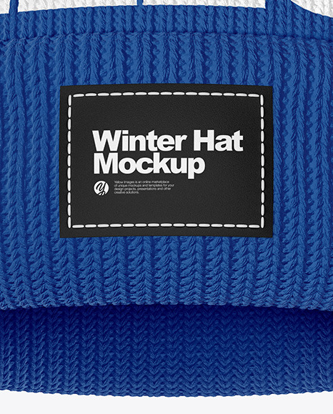 Download Winter Hat Mockup In Apparel Mockups On Yellow Images Object Mockups