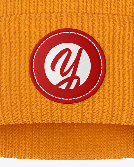 Download Winter Hat Mockup In Apparel Mockups On Yellow Images Object Mockups