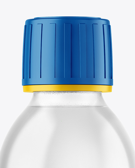 Clear Plastic Bottle Mockup