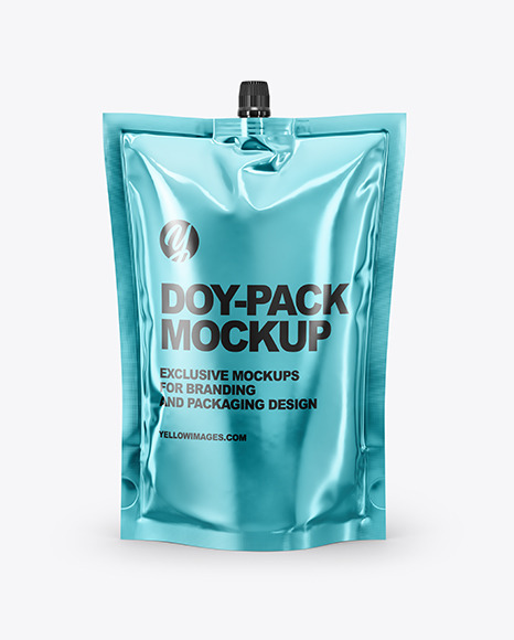 Download Download Glossy Metallic Snack Bag Mockup Psd