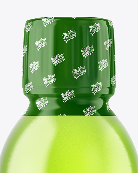 Clear Plastic Bottle Mockup PSD #1