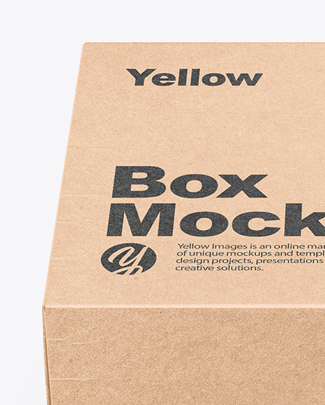 Kraft Box Mockup