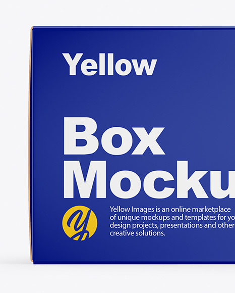 Paper Box Mockup