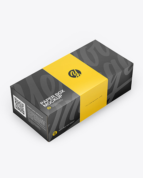 Paper Box Mockup PSD #3