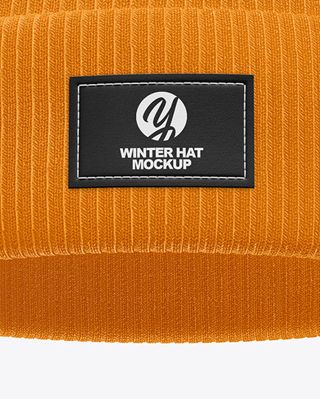 Winter Hat Mockup