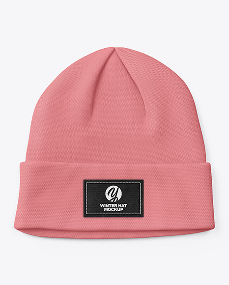 Download Winter Hat Mockup In Apparel Mockups On Yellow Images Object Mockups