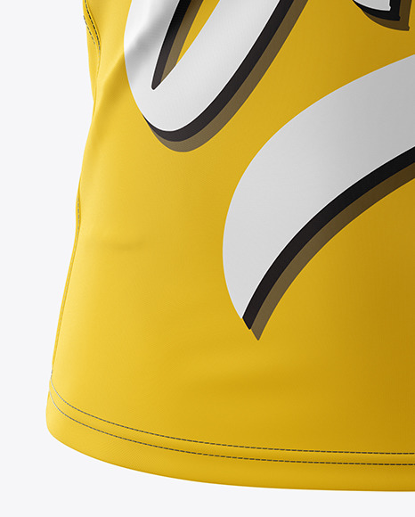 Download Sleeveless Jersey Mockup in Apparel Mockups on Yellow ...