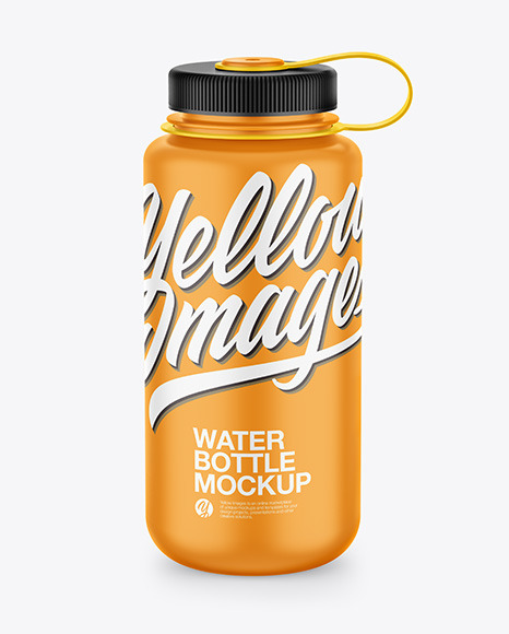 Download Matte Water Bottle Mockup In Bottle Mockups On Yellow Images Object Mockups Yellowimages Mockups