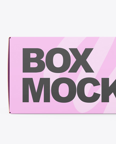 Paper Box Mockup PSD #3