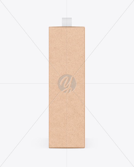 Kraft Box With Handle Mockup