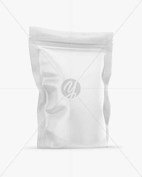 Download Matte Stand Up Pouch Bag Mockup In Pouch Mockups On Yellow Images Object Mockups