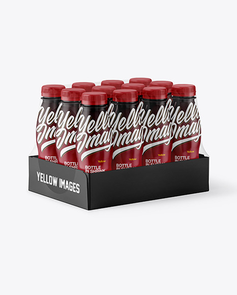 Download 12 Pack Drink Bottles Mockup Yellowimages