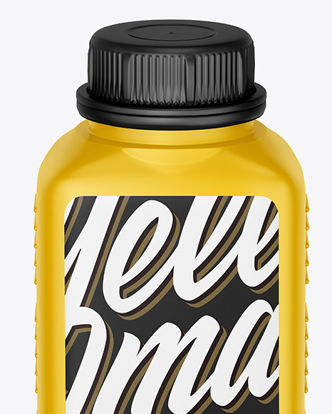 Matte Motor Oil Bottle Mockup Matte Motor Oil Bottle Mockup