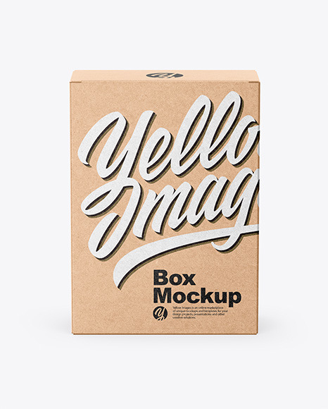 Kraft Box Mockup