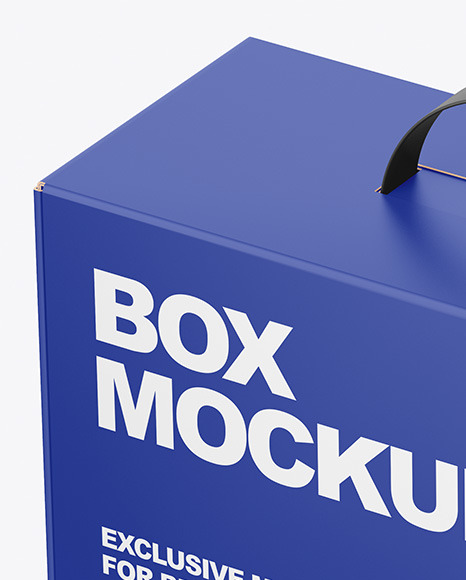 Paper Box Mockup