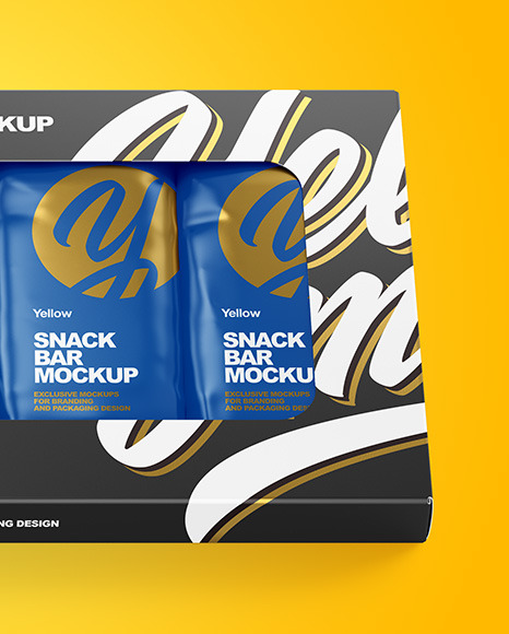 Download Snack Box Mockup In Box Mockups On Yellow Images Object Mockups Yellowimages Mockups