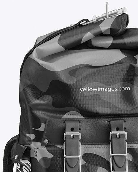 Backpack Mockup In Apparel Mockups On Yellow Images Object Mockups