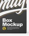 Opened Paper Box Mockup