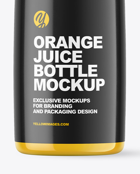 Download Clear Plastic Bottle With Orange Juice Mockup Yellowimages Free Psd Mockup Templates PSD Mockup Templates