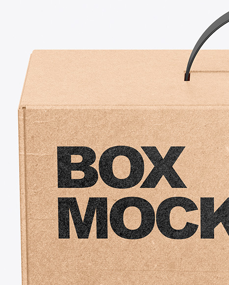Kraft Box Mockup Kraft Box Mockup