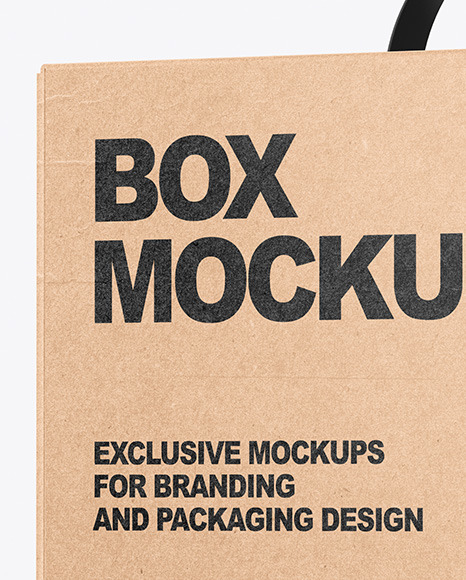 Kraft Box Mockup Kraft Box Mockup