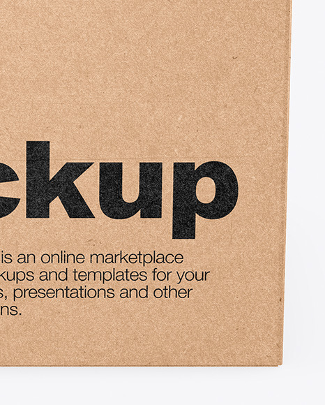 Kraft Box Mockup Kraft Box Mockup