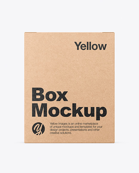 Kraft Box Mockup