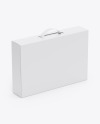 Paper Box With Handle Mockup