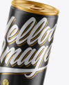 Two Matte Metallic Drink Cans Mockup