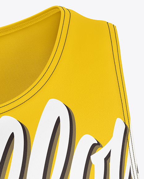 Download Men S Tank Top Mockup In Apparel Mockups On Yellow Images Object Mockups