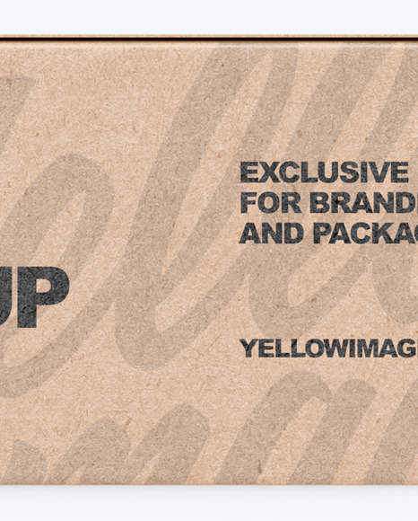 Kraft Box Mockup Kraft Box Mockup