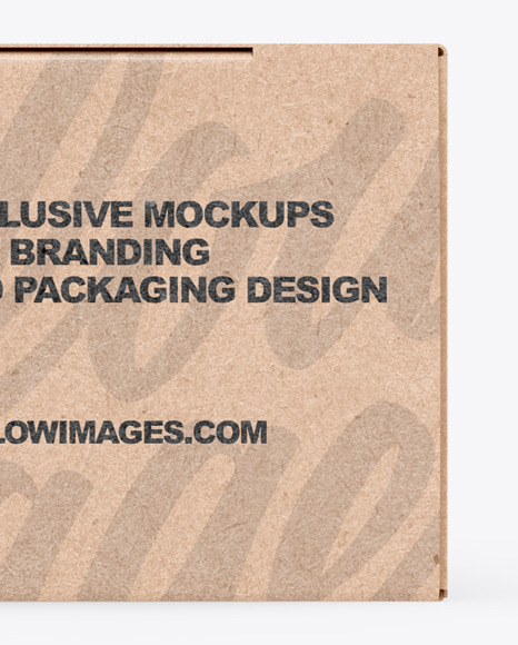 Kraft Box Mockup Kraft Box Mockup