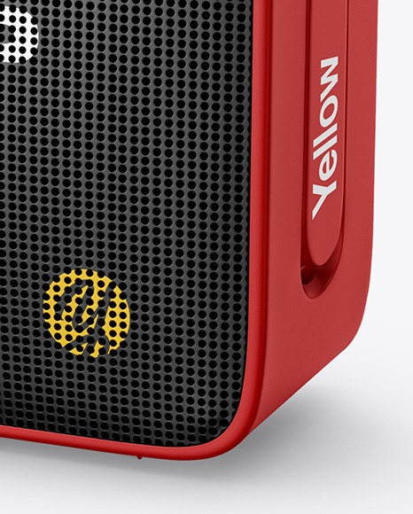 Download Portable Speaker Mockup In Device Mockups On Yellow Images Object Mockups Yellowimages Mockups