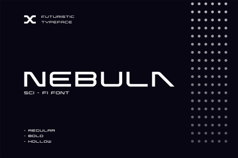 Nebula Sci-fi Font