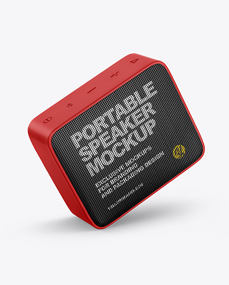 Portable Speaker Mockup