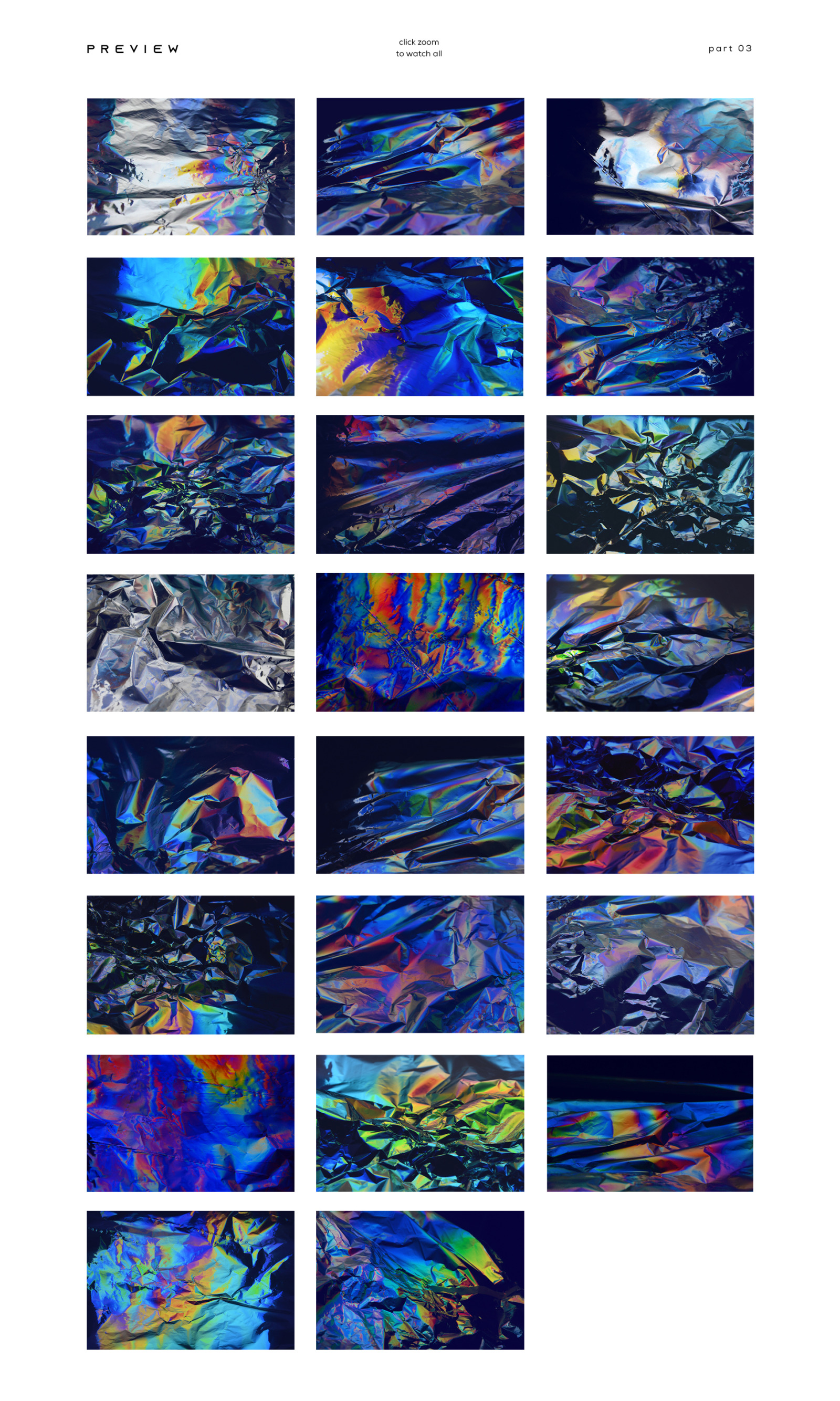 CRUMBLED - 80 FOIL TEXTURES