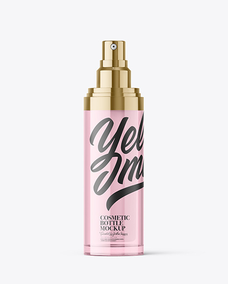 Mist Spray Bottle Mockup Free