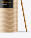 Kraft Paper Tube with Spoon Mockup