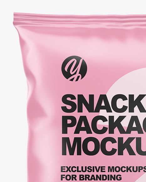 Matte Snack Package Mockup