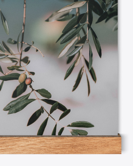 Wooden Picture Frame Mockup PSD #5