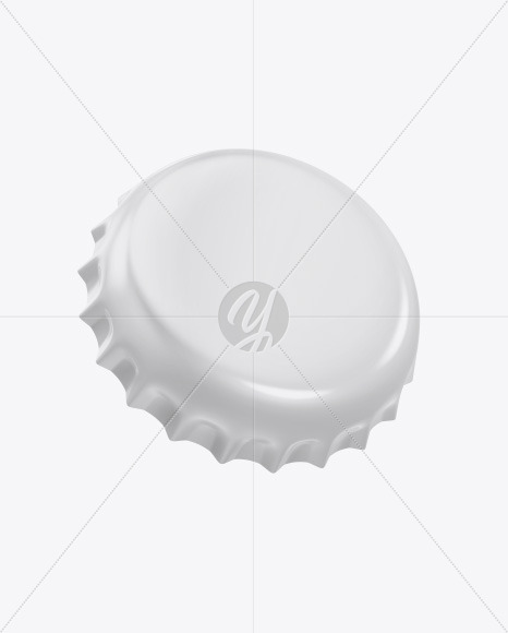 Download Glossy Bottle Cap Mockup In Bottle Mockups On Yellow Images Object Mockups PSD Mockup Templates