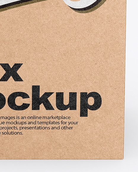 Kraft Box Mockup Kraft Box Mockup