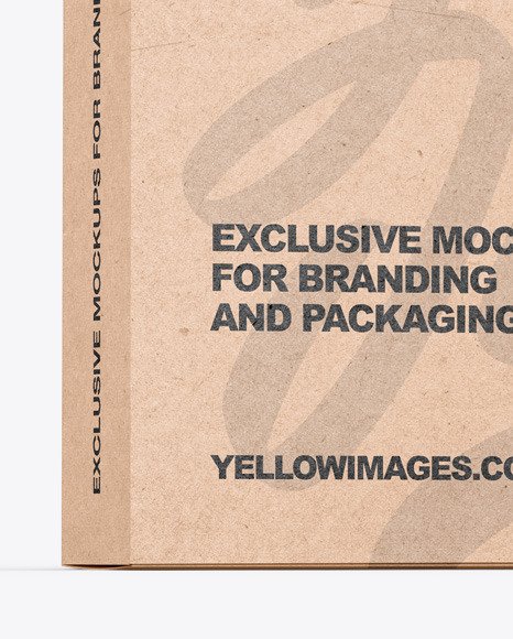 Kraft Box Mockup Kraft Box Mockup