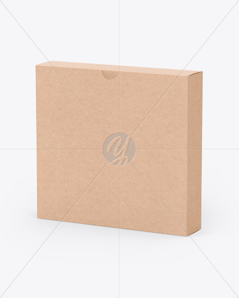 Download Kraft Box Mockup In Box Mockups On Yellow Images Object Mockups PSD Mockup Templates