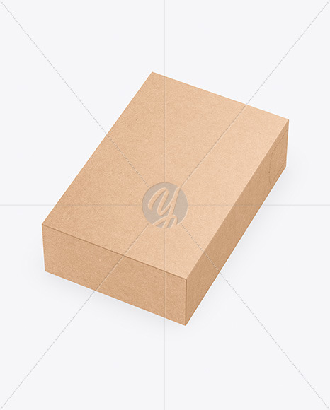 Download Kraft Box Mockup In Box Mockups On Yellow Images Object Mockups