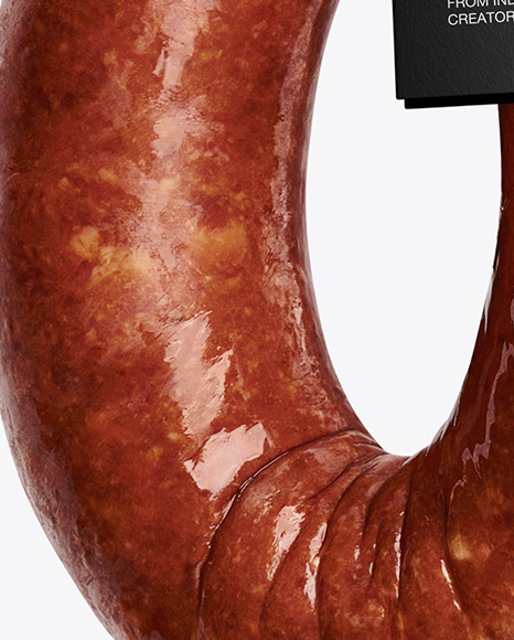 Dark Krakowska Sausage Mockup PSD #6