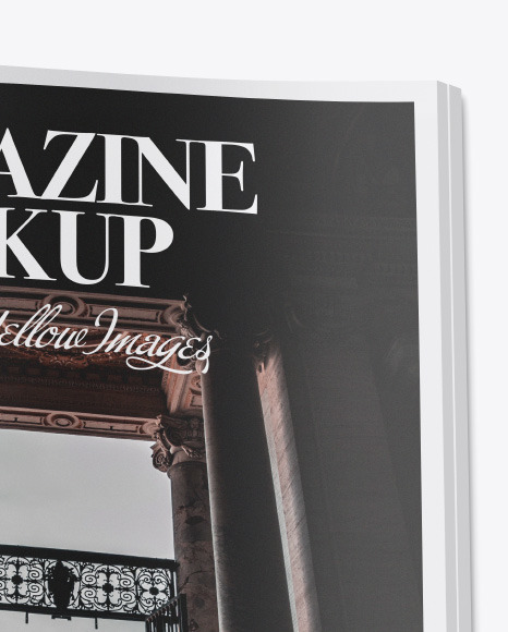 Matte A4 Magazine Mockup PSD #6