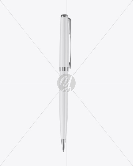 Matte Pen w/ Metallic Finish Mockup Matte Pen w/ Metallic Finish Mockup