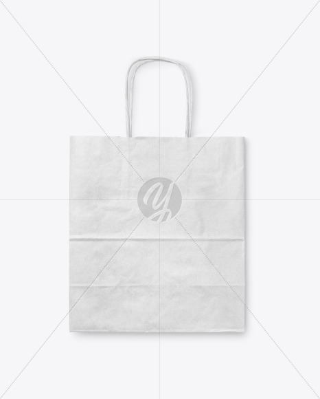 Download Kraft Shopping Bag Mockup In Bag Sack Mockups On Yellow Images Object Mockups